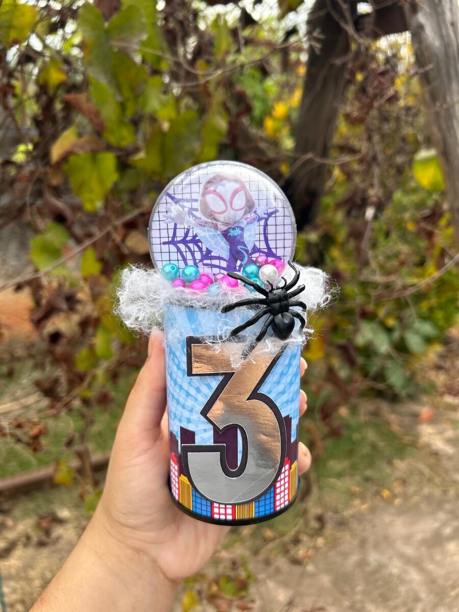 Cofre personalizado Homem-Aranha personalizado produzido pela Lindo Sol
